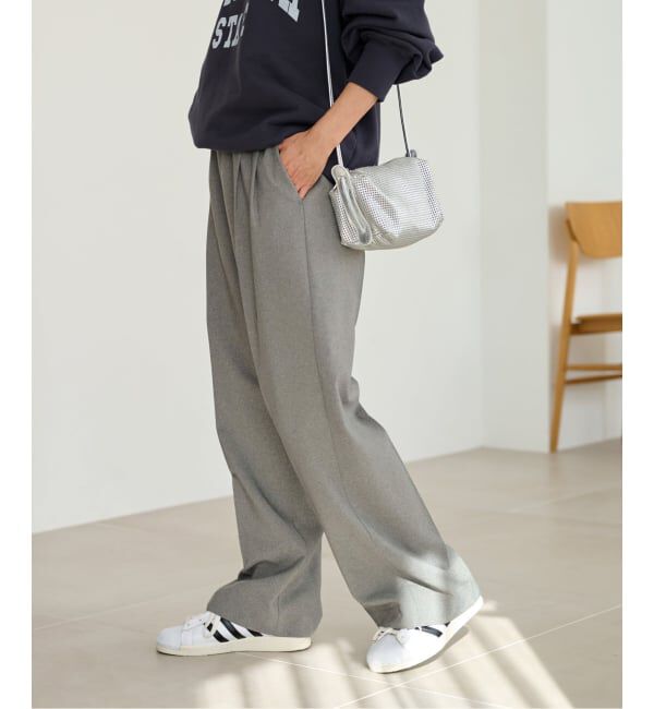 JOURNAL STANDARD relume「《追加7》マットウースフレアタックパンツ」|スラックス|