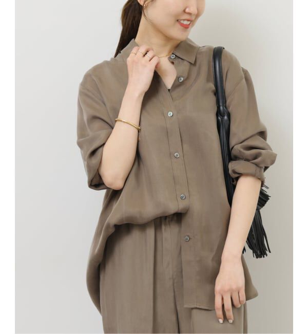 JOURNAL STANDARD relume「キュプラオーバーサイズシャツ」|シャツ・ブラウス|