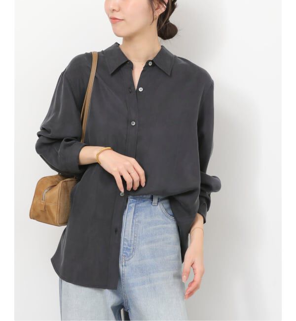 JOURNAL STANDARD relume「キュプラオーバーサイズシャツ」|シャツ・ブラウス|