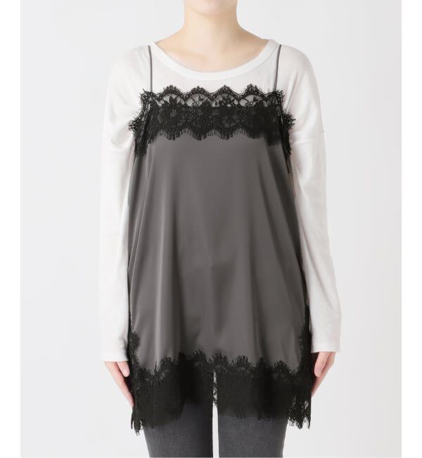 JOURNAL STANDARD relume「《追加》サテンレースキャミソール」|キャミソール|