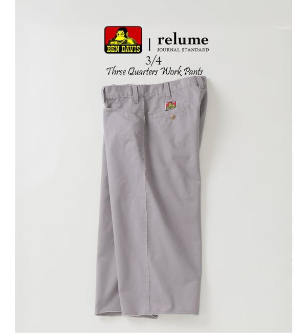 JOURNAL STANDARD relume「BEN DAVIS / ベンデイビス 別注 3/4 スリークォーター ワークパンツ」|その他|グレーB
