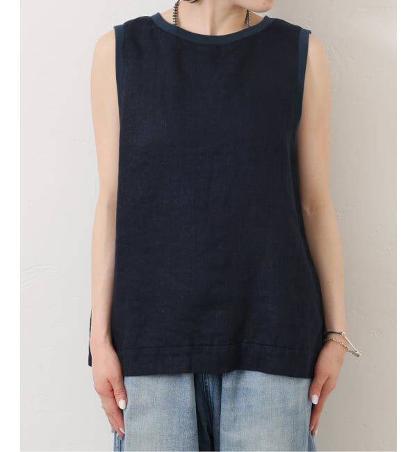 journal standard luxe「《追加予約》フレンチリネンツイルノースリーブブラウス」|シャツ・ブラウス|