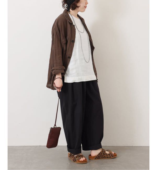 journal standard luxe「《追加予約》フレンチリネンツイルノースリーブブラウス」|シャツ・ブラウス|