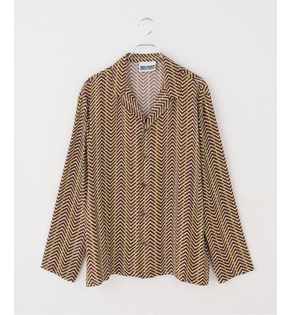 JOURNAL STANDARD「【WAXMAN BROTHERS/ワックスマンブラザーズ】PIJAMA SHIRT」|シャツ・ブラウス|ボルドーベース