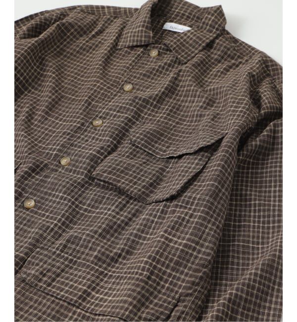 JOURNAL STANDARD「Eighteen East L/S WINHALL HANDWOVEN KHAD」|シャツ・ブラウス|