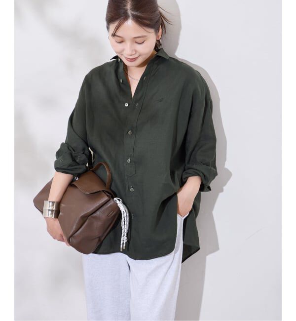 JOURNAL STANDARD「《予約》【TICCA / ティッカ】リネンスクエアビッグシャツ uni」|シャツ・ブラウス|
