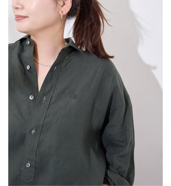 JOURNAL STANDARD「《予約》【TICCA / ティッカ】リネンスクエアビッグシャツ uni」|シャツ・ブラウス|