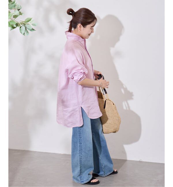 JOURNAL STANDARD「《予約》【TICCA / ティッカ】リネンスクエアビッグシャツ uni」|シャツ・ブラウス|