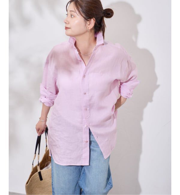 JOURNAL STANDARD「《予約》【TICCA / ティッカ】リネンスクエアビッグシャツ uni」|シャツ・ブラウス|