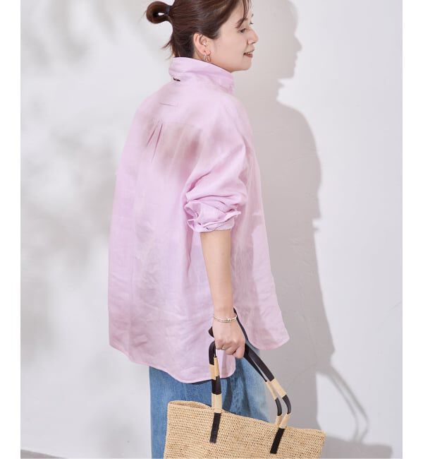 JOURNAL STANDARD「《予約》【TICCA / ティッカ】リネンスクエアビッグシャツ uni」|シャツ・ブラウス|