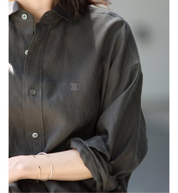 JOURNAL STANDARD「《予約》【TICCA / ティッカ】リネンスクエアビッグシャツ uni」|シャツ・ブラウス|