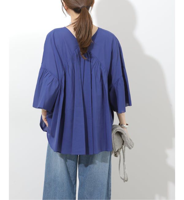 JOURNAL STANDARD relume「《予約》コットンギャザーフレアブラウス」|シャツ・ブラウス|