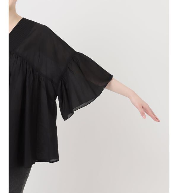 JOURNAL STANDARD relume「《予約》コットンギャザーフレアブラウス」|シャツ・ブラウス|