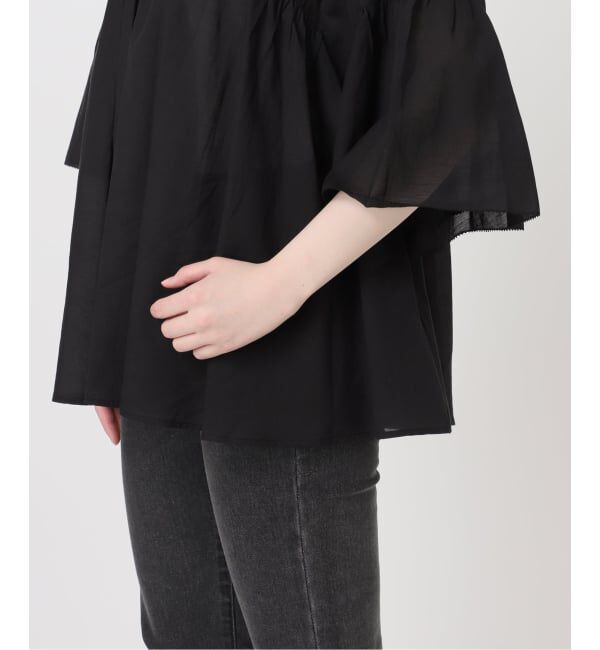 JOURNAL STANDARD relume「《予約》コットンギャザーフレアブラウス」|シャツ・ブラウス|
