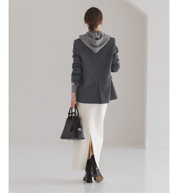 NOBLE「《追加・セットアップ対応》フローツイルピークドラペルジャケット」|テーラードジャケット|