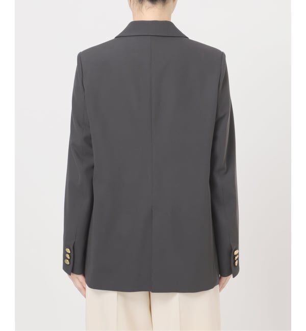 NOBLE「《追加・セットアップ対応》フローツイルピークドラペルジャケット」|テーラードジャケット|