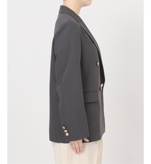 NOBLE「《追加・セットアップ対応》フローツイルピークドラペルジャケット」|テーラードジャケット|