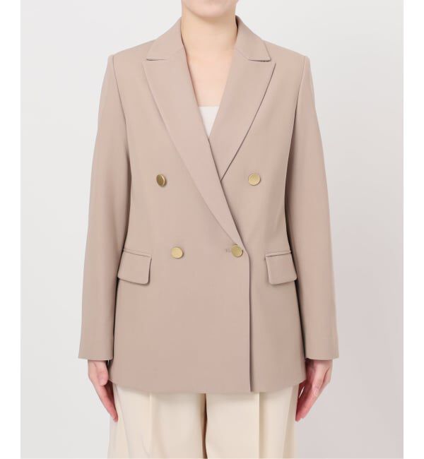 NOBLE「《追加・セットアップ対応》フローツイルピークドラペルジャケット」|テーラードジャケット|