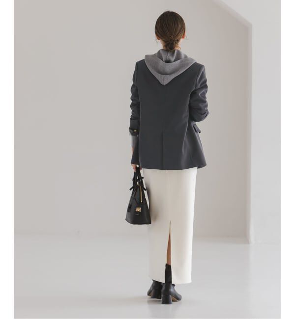 NOBLE「《追加・セットアップ対応》フローツイルピークドラペルジャケット」|テーラードジャケット|