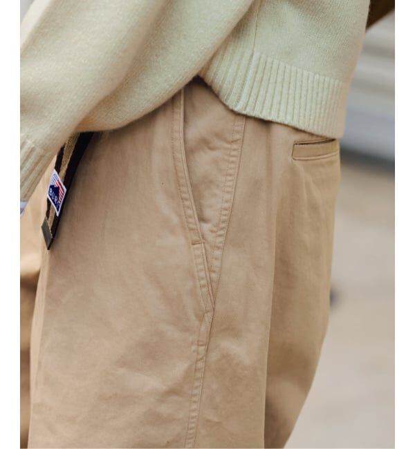 FRAMeWORK「BURK 別注 ガチャベルト付きチノパン」|チノ|