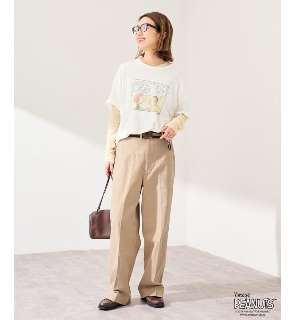 FRAMeWORK「BURK 別注 ガチャベルト付きチノパン」|チノ|