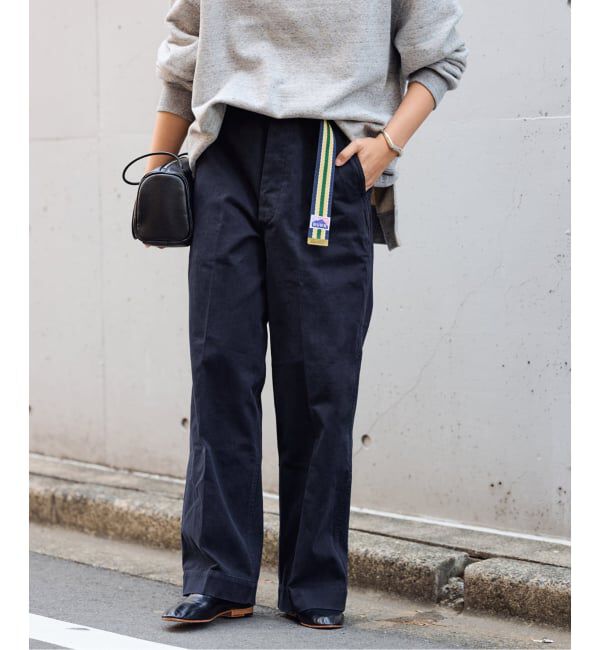 FRAMeWORK「BURK 別注 ガチャベルト付きチノパン」|チノ|