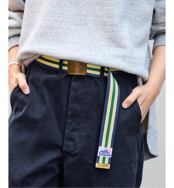 FRAMeWORK「BURK 別注 ガチャベルト付きチノパン」|チノ|
