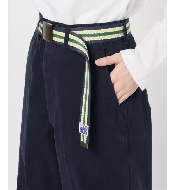 FRAMeWORK「BURK 別注 ガチャベルト付きチノパン」|チノ|