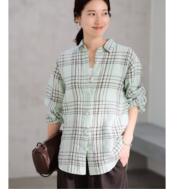 FRAMeWORK「≪新色 / 追加≫フレンチリネンレギュラーシャツ」|シャツ・ブラウス|