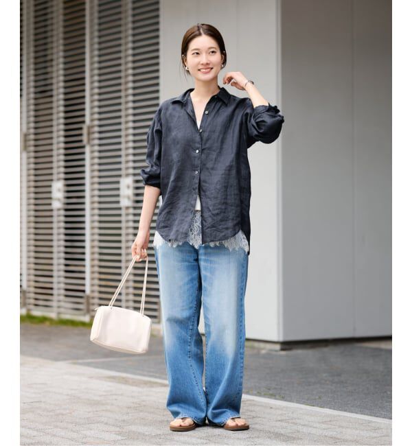 FRAMeWORK「≪新色 / 追加≫フレンチリネンレギュラーシャツ」|シャツ・ブラウス|