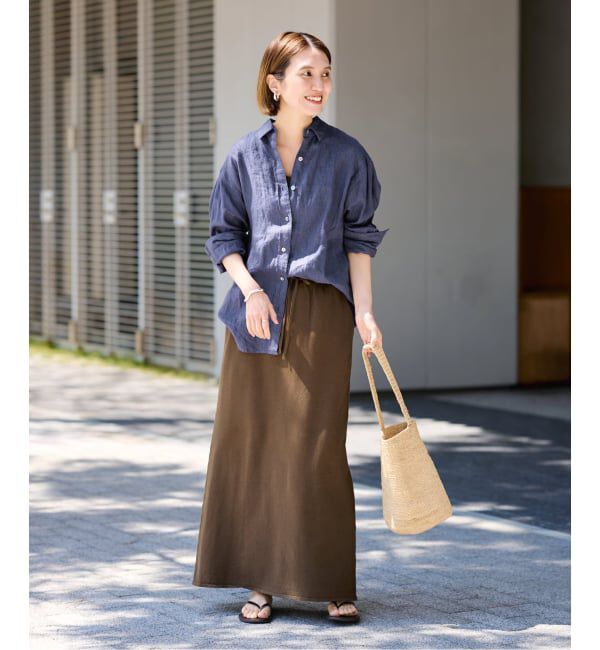 FRAMeWORK「≪新色 / 追加≫フレンチリネンレギュラーシャツ」|シャツ・ブラウス|