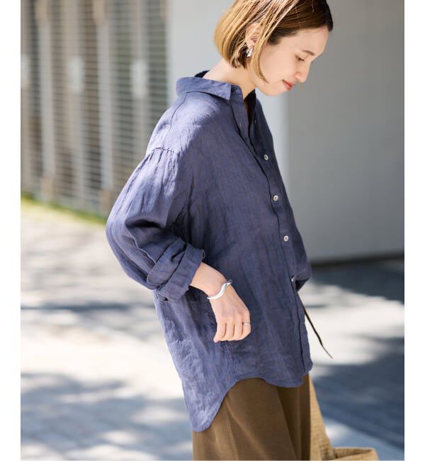 FRAMeWORK「≪新色 / 追加≫フレンチリネンレギュラーシャツ」|シャツ・ブラウス|