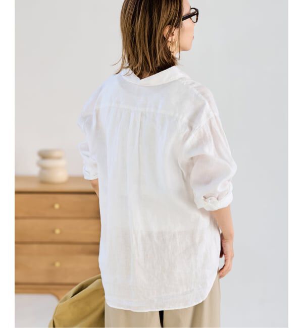 FRAMeWORK「≪新色 / 追加≫フレンチリネンレギュラーシャツ」|シャツ・ブラウス|