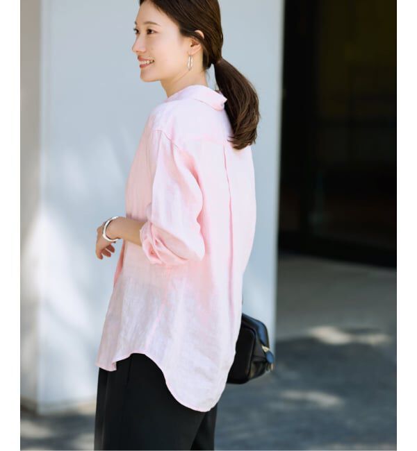 FRAMeWORK「≪新色 / 追加≫フレンチリネンレギュラーシャツ」|シャツ・ブラウス|