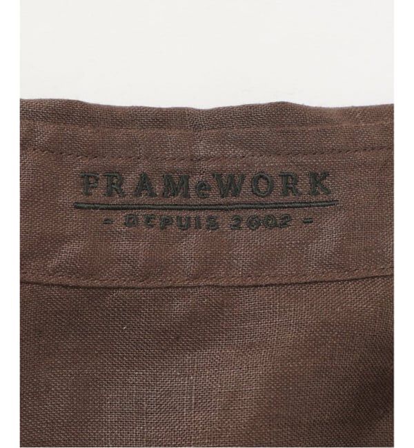 FRAMeWORK「≪新色 / 追加≫フレンチリネンレギュラーシャツ」|シャツ・ブラウス|