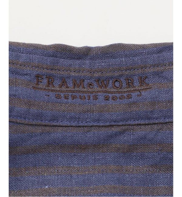 FRAMeWORK「≪新色 / 追加≫フレンチリネンレギュラーシャツ」|シャツ・ブラウス|