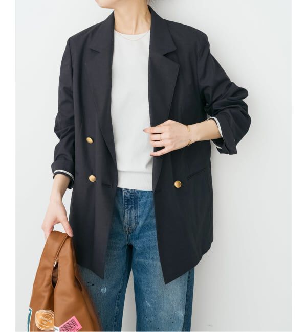 Spick and Span「サマークロスダブルジャケット」|テーラードジャケット|