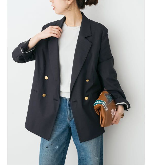 Spick and Span「サマークロスダブルジャケット」|テーラードジャケット|