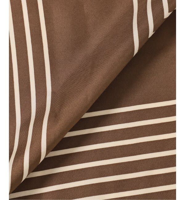 NOBLE「LE SCARF/レスカーフ STRIPED SCARF 50cm」|バンダナ・スカーフ|