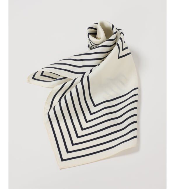 NOBLE「LE SCARF/レスカーフ STRIPED SCARF 50cm」|バンダナ・スカーフ|
