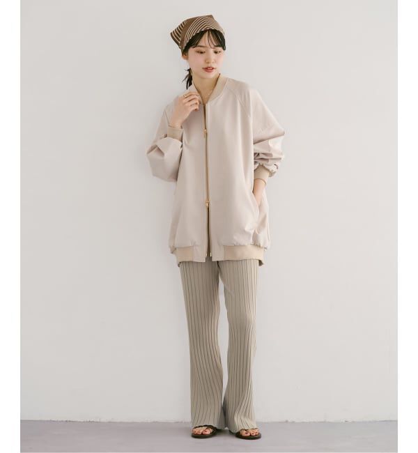 NOBLE「LE SCARF/レスカーフ STRIPED SCARF 50cm」|バンダナ・スカーフ|