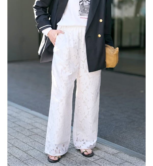 Spick and Span「TICCA / ティッカ フラワーレースパンツ」|その他|