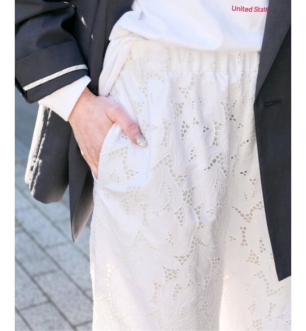 Spick and Span「TICCA / ティッカ フラワーレースパンツ」|その他|