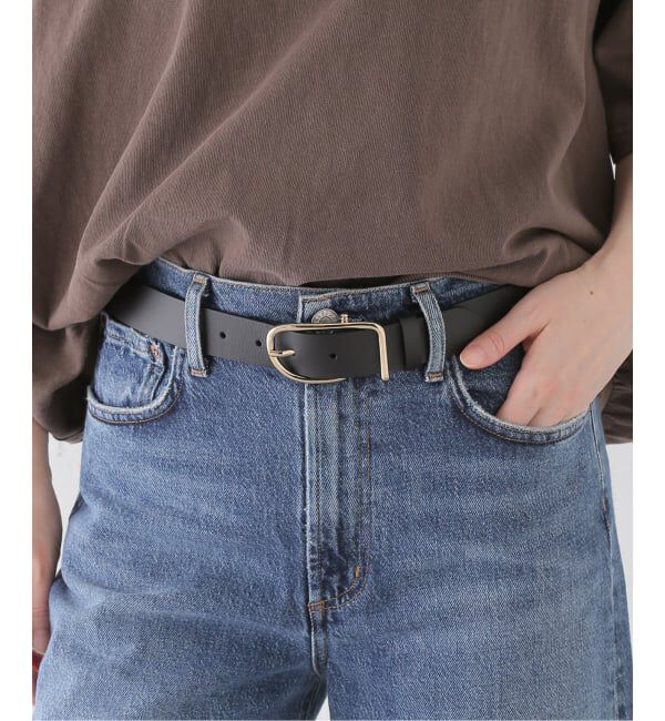 Spick and Span「LEFIJE/レフィエ 30mm レザーベルト」|ベルト|ブラック