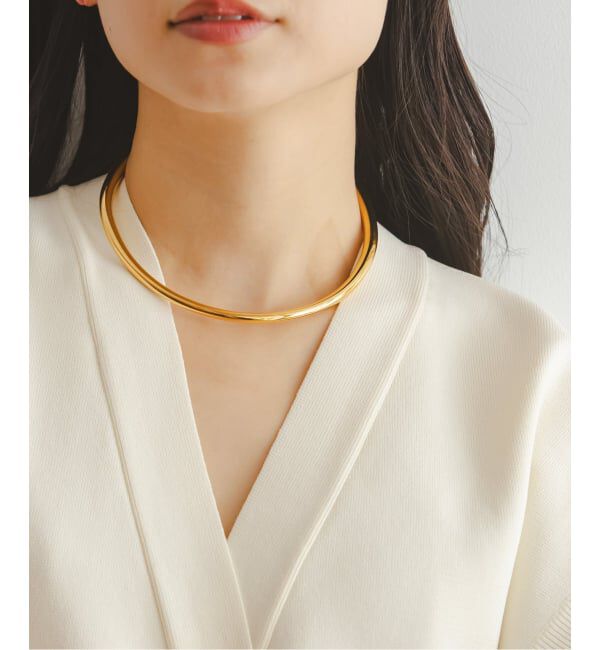 NOBLE「MERAKI/メラキ Curve Choker」|ネックレス|ゴールド