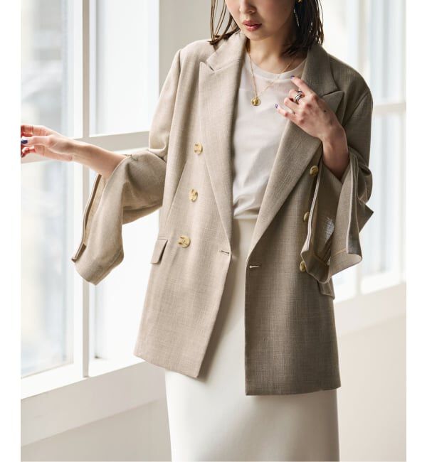 NOBLE「《追加・新色》ドンゴロスダブルジャケット」|テーラードジャケット|