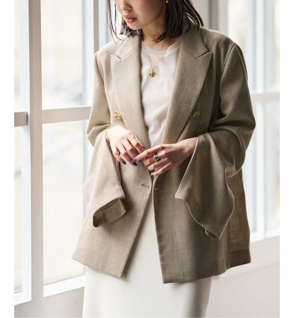 NOBLE「《追加・新色》ドンゴロスダブルジャケット」|テーラードジャケット|