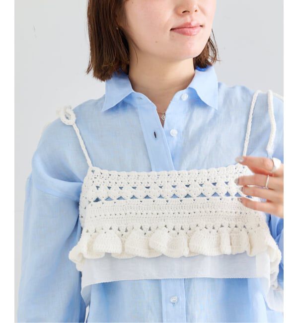 U by SPICK&SPAN「《予約》Atelier Edition/アトリエ エディション HAND KNITTED FRILL BUSTIER」|その他|