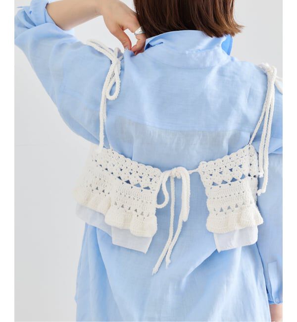 U by SPICK&SPAN「《予約》Atelier Edition/アトリエ エディション HAND KNITTED FRILL BUSTIER」|その他|