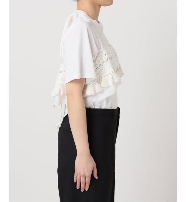 U by SPICK&SPAN「《予約》Atelier Edition/アトリエ エディション HAND KNITTED FRILL BUSTIER」|その他|